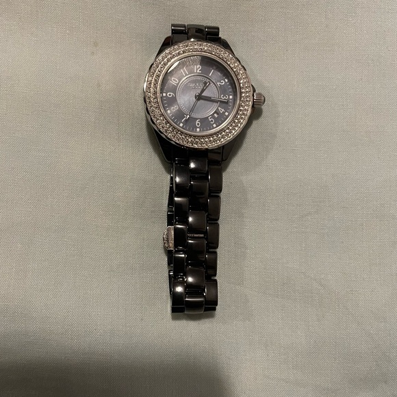 Isaac Mizrahi Black ceremic Wrist watch - Picture 3 of 3